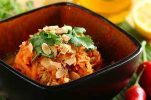Пряный салат из моркови по-индийски