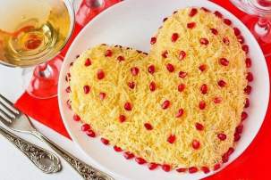 Салат «Сердце» ко Дню святого Валентина